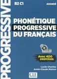 Phonetique progressive du francais Avance B2-C1 Podręcznik do nauki fonetyki języka francuskiego + CDmp3 - Lucile Charliac