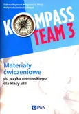 Kompass Team 3 Materiały ćwiczeniowe do języka niemieckiego dla klasy 8 - Outlet - Małgorzata Jezierska-Wiejak