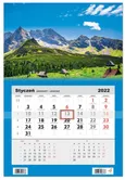 Kalendarz ścienny 2022 jednodzielny Góry