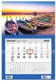 Kalendarz ścienny 2022 jednodzielny Łódki