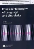 Issues in Philosophy of Language and Linguistics