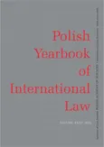 2015 Polish Yearbook of International Law vol. XXXV - Cedric Vanleenhove: The Current European Perspective on the Exequatur of U.S. Punitive Damages: Opening the Gate But Keeping a Guard