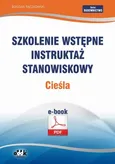 Szkolenie wstępne Instruktaż stanowiskowy Cieśla - Bogdan Rączkowski