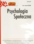 Psychologia Społeczna nr 1(6)/2008