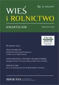 Wieś i Rolnictwo nr 3(184)/2019 - Marcin Makowiecki: As the Years Passed, With the Flow of Events. A review of Glimpses of the Countryside: One Hundred Years of Polish Countryside by Andrzej Rosner, Ruta Śpiewak, Edyta Kozdroń, doi 10.7366/wir032019/07 - Anna Rosa