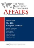 The Polish Quarterly of International Affairs 1/2014 - The German EU Debate Ahead of the European Elections: Plus Ça Change? - Agata Gostyńska