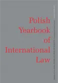 2013 Polish Yearbook of International Law vol. XXXIII