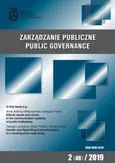 Zarządzanie Publiczne nr 2(48)/2019 - Adam Mateusz Suchecki: Spatiotemporal analysis of Polish municipal budget expenditure on selected categories of cultural institutions in the years 2003 to 2016, doi 10.15678/ZP.2019.48.2.04 - Adam Mateusz Suchecki