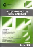 Zarządzanie Publiczne nr 3(33)2015 - Andrzej Zybała: Struktura ryzyk w reformie wybranych elementów polityki rynku pracy