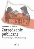 Zarządzanie publiczne - Barbara Kożuch
