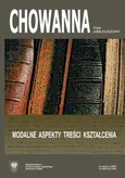 "Chowanna" 2009, R. 52 (65), Tom jubileuszowy: Modalne aspekty treści kształcenia - 14 Tekst w działaniu pedagogicznym