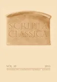 Scripta Classica. Vol. 10 - 01 A Controversial Interpretation of the didu Form. The Opinions of Contemporary Linguists and the Forms of the Second Person Singular of "imperativi praesentis..."