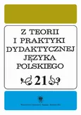 "Z Teorii i Praktyki Dydaktycznej Języka Polskiego". T. 21 - 06 O RADOŚCI i STRACHU w dziecięcych konceptualizacjach