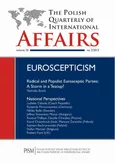 The Polish Quarterly of International Affairs nr 2/2015 - Radical and Populist Eurosceptic Parties at the 2014 European Elections: A Storm in a Teacup? - Claudia Chwalisz