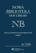 „Nowa Biblioteka. New Library. Usługi, Technologie Informacyjne i Media” 2017, nr 3 (26): Interesariusze komunikacji naukowej - 05 Współautorstwo publikacji w wybranych polskich czasopismach z zakresu informatologii...