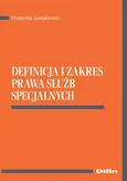 Definicja i zakres prawa służb specjalnych - Outlet - Przemysław Szustakiewicz