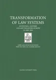 Transformation of Law Systems in Central, Eastern and Southeastern Europe in 1989–2015