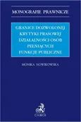 Granice dozwolonej krytyki prasowej działalności osób pełniących funkcje publicznej - Monika Nowikowska