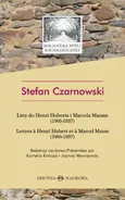 Listy do Henri Huberta i Marcela Maussa (1905-1937) - Stefan Czarnowski