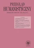 Przegląd Humanistyczny 2020/4 (471)