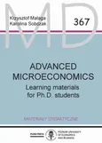 Advanced microeconomics: Learning materials for Ph.D. students - Karolina Sobczak