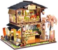 Składany Drewniany Model LED Sushi House