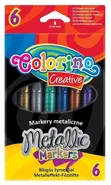 Markery metalizowane 6 kolorów