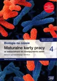 Biologia na czasie 4 Maturalne karty pracy Zakres rozszerzony - Outlet - Bartłomiej Grądzki