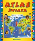 Atlas świata z nalepkami - Mariola Langowska