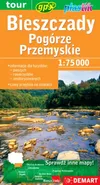 Bieszczady Pogórze Przemyskie mapa turystyczna plastik 1:75 000