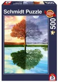 Puzzle 500 Jedno drzewo cztery pory roku