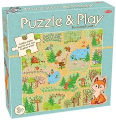 Moje pierwsze puzzle i zabawa: Lis w lesie