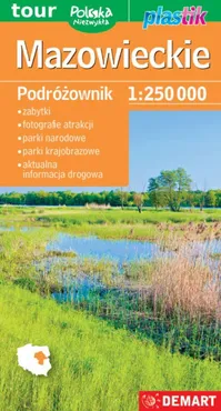 Mazowieckie podróżownik mapa plastik