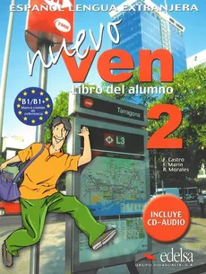 Nuevo Ven 2 Podręcznik + CD. Outlet - uszkodzona okładka - Outlet - Francisca Castro