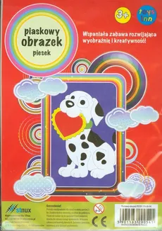 Piaskowy obrazek Piesek