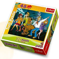 Scooby Doo Tam jest puzzle 48 3D