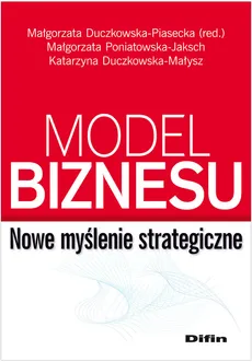 Model biznesu - Małgorzata Poniatowska-Jaksch, Katarzyna Duczkowska-Małysz