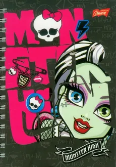 Notes spiralny A6 Monster High wzory