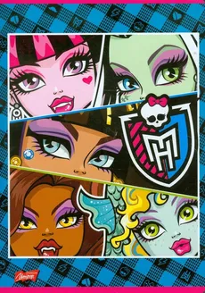 Zeszyt A5 Monster High w trzy linie 16 kartek linia dwukolorowa