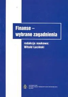 Finanse Wybrane zagadnienia