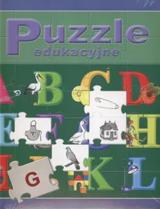 Puzzle edukacyjne Od litery do słowa