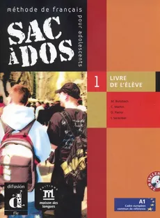 Sac A Dos 1 A1 Livre De L'Eleve + 2 CD - D. Pastor, I. Saracibar, C. Martin, M. Butzbach