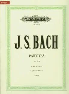 Partitas Nos 1-3 BWV 825-827 - Bach Johann Sebastian
