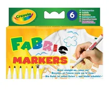 Markery Crayola do tkanin 6 sztuk