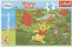 Puzzle 60 Winnie the Pooh Zabawy z latawcami