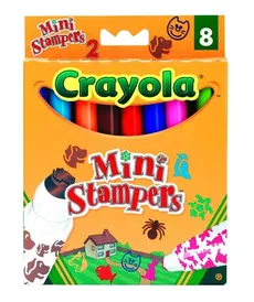 Flamastry Crayola ministempelki 8 sztuk