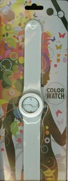 Zegarek biały duży