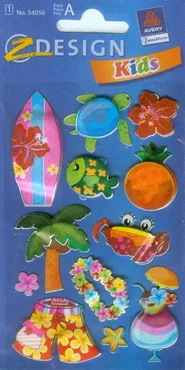 Naklejki 3D Z Design Kids Wakacje