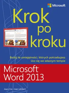 Microsoft Word 2013 Krok po kroku - Outlet - Joyce Cox, Joan Lambert