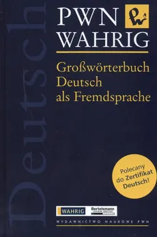 Grossworterbuch Deutsch als Fremdsprache - Outlet - Burfeind Wahrig Renate